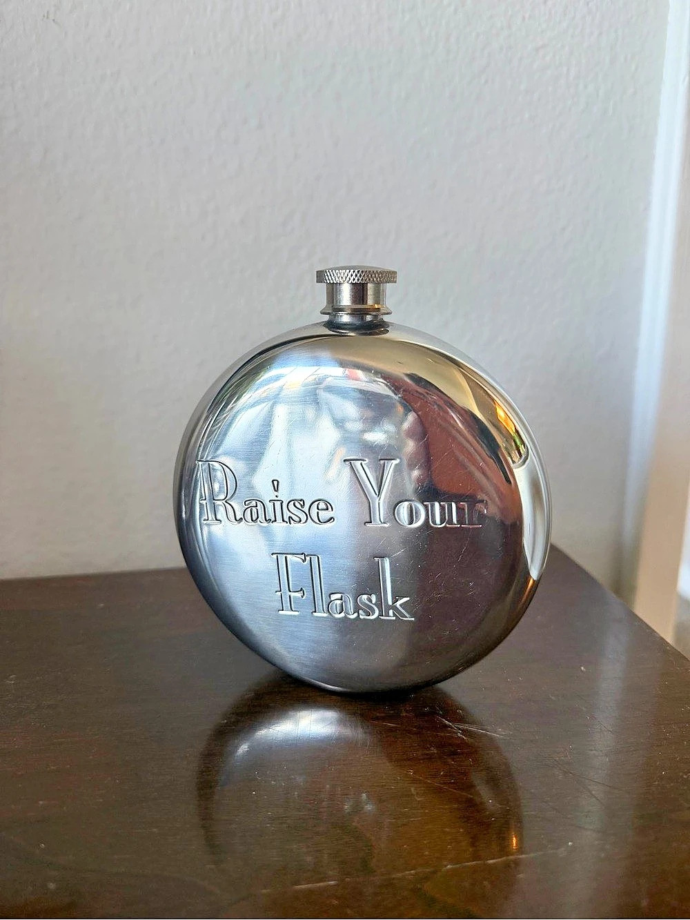 Engraved Stainless Steel Flask